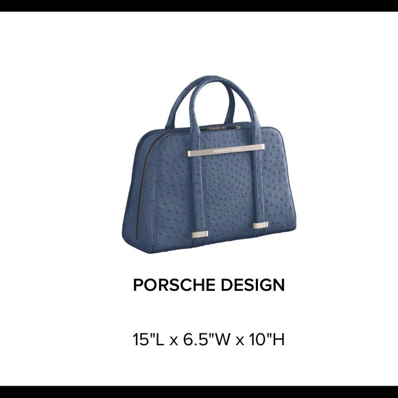 Porche design Limited Edition Ostrich handbag - Picture 2 of 2